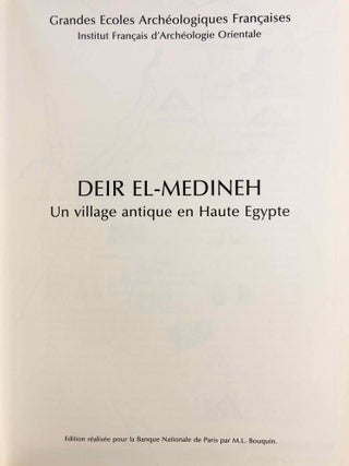 Deir el-Medineh. Un village antique en Haute Egypte.[newline]M7137-03.jpg
