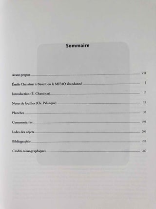 Fouilles &agrave; Baou&icirc;t. Tome II.[newline]M7145b-02.jpg