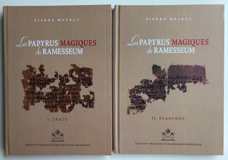 Item #M7146 Les papyrus magiques du Ramesseum. Tome I: Texte. Tome II: Planches (complete set)....[newline]M7146.jpg