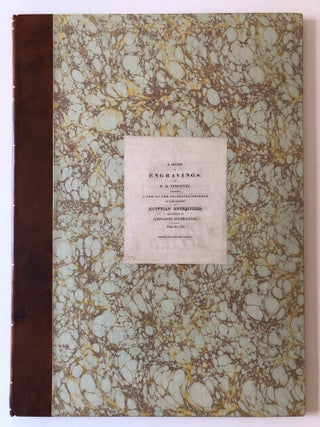 Item #M7149 A series of highly finished engravings, by P.Q. Visconti, comprising a few of the...