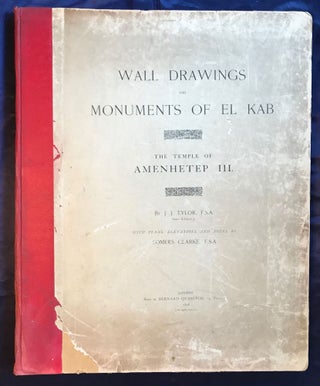 Wall drawings and monuments of El Kab. Vol. I: The tomb of Paheri. Vol. II: The tomb of Sebeknecht. Vol. III: The temple of Amenhetep III. Vol. IV: The tomb of Renni (complete set)[newline]M7150-21.jpg