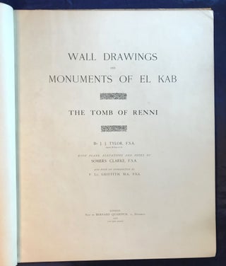 Wall drawings and monuments of El Kab. Vol. I: The tomb of Paheri. Vol. II: The tomb of Sebeknecht. Vol. III: The temple of Amenhetep III. Vol. IV: The tomb of Renni (complete set)[newline]M7150-34.jpg