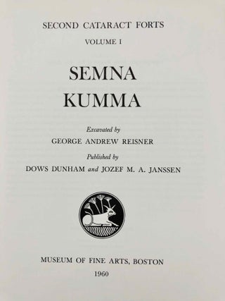 Second cataract forts. Vol. I: Semna - Kumma, excavated by George Andrew Reisner. Vol. II: Uronarti; Shalfak; Mirgissa, excavated by George Andrew Reisner and Noel F. Wheeler (complete set)[newline]M7151-04.jpg