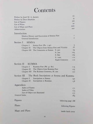 Second cataract forts. Vol. I: Semna - Kumma, excavated by George Andrew Reisner. Vol. II: Uronarti; Shalfak; Mirgissa, excavated by George Andrew Reisner and Noel F. Wheeler (complete set)[newline]M7151-08.jpg
