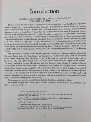 Second cataract forts. Vol. I: Semna - Kumma, excavated by George Andrew Reisner. Vol. II: Uronarti; Shalfak; Mirgissa, excavated by George Andrew Reisner and Noel F. Wheeler (complete set)