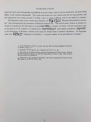 Second cataract forts. Vol. I: Semna - Kumma, excavated by George Andrew Reisner. Vol. II: Uronarti; Shalfak; Mirgissa, excavated by George Andrew Reisner and Noel F. Wheeler (complete set)