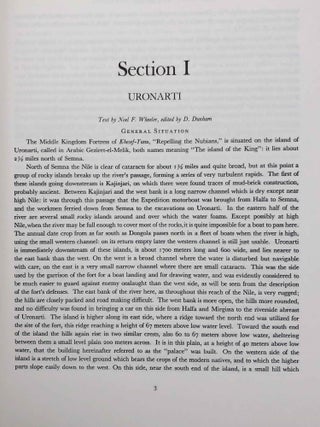 Second cataract forts. Vol. I: Semna - Kumma, excavated by George Andrew Reisner. Vol. II: Uronarti; Shalfak; Mirgissa, excavated by George Andrew Reisner and Noel F. Wheeler (complete set)