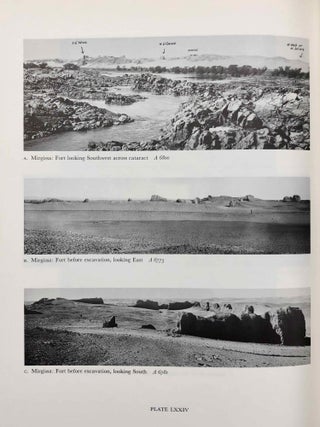 Second cataract forts. Vol. I: Semna - Kumma, excavated by George Andrew Reisner. Vol. II: Uronarti; Shalfak; Mirgissa, excavated by George Andrew Reisner and Noel F. Wheeler (complete set)