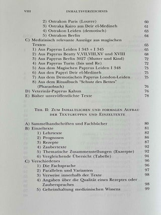 Handbuch der alt&auml;gyptischen Medizin. 2 volumes (complete set)[newline]M7154b-04.jpeg