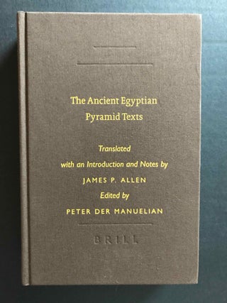 Item #M7161 The Ancient Egyptian Pyramid Texts. Translated with an introduction and notes. ALLEN...[newline]M7161.jpg
