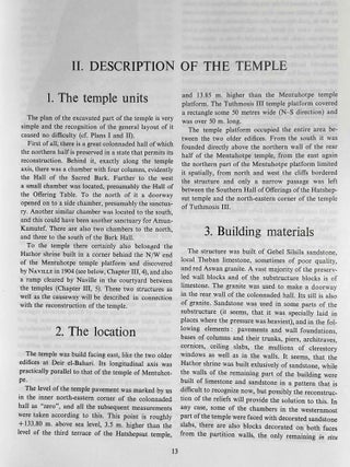 Deir el-Bahari II. The temple of Tuthmosis III: Architecture[newline]M7163a-06.jpeg