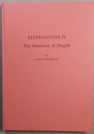 Item #M7174a Elephantine IV. The sanctuary of Heqaib. 2 vol. (complete set). HABACHI Labib[newline]M7174a-00.jpeg