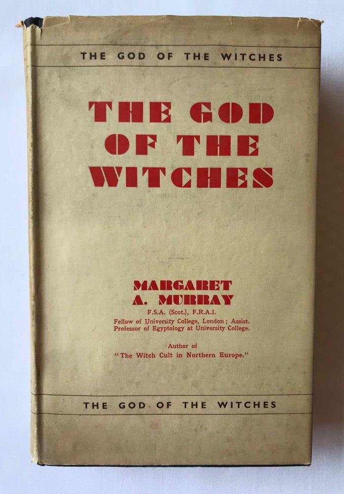 Item #M7180 The God of the Witches. MURRAY Margaret Alice.[newline]M7180.jpg