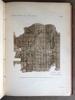 Papyrus grecs d'époque byzantine. Tome I, fasc. 1 & 2, complete in itself (Catalogue Général du Musée du Caire, Nos 67001-67089 & 67089-67124)[newline]M7184-13.jpg