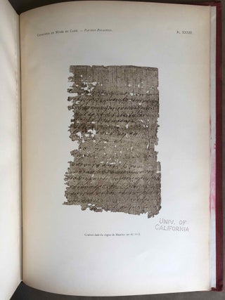 Papyrus grecs d'époque byzantine. Tome I, fasc. 1 & 2, complete in itself (Catalogue Général du Musée du Caire, Nos 67001-67089 & 67089-67124)
