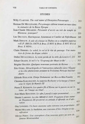 Elkab and beyond. Studies in honour of Luc Limme.