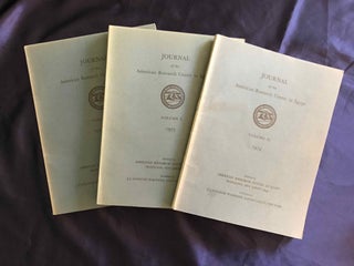 Journal of the American Research Center in Egypt (JARCE). Volumes 1 (1962) to 53 (2017) (complete run)[newline]M7196-03.jpg