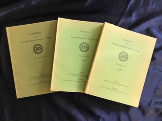 Journal of the American Research Center in Egypt (JARCE). Volumes 1 (1962) to 53 (2017) (complete run)[newline]M7196-04.jpg