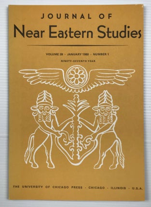Journal of Near Eastern Studies. Vol. 32 (1973) to 47 (1988), missing 37 and 46[newline]M7197a-02.jpg