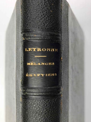 M&eacute;langes Egyptiens. Five volumes in one.[newline]M7215-01.jpg