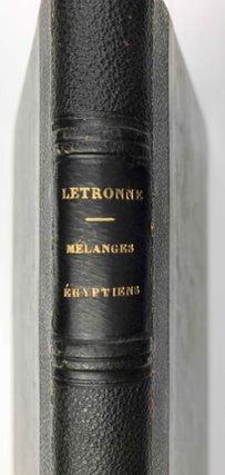Mélanges Egyptiens. Five volumes in one.