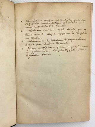 M&eacute;langes Egyptiens. Five volumes in one.[newline]M7215-04.jpg
