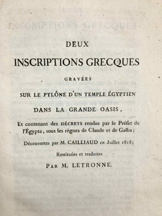 M&eacute;langes Egyptiens. Five volumes in one.[newline]M7215-16.jpg