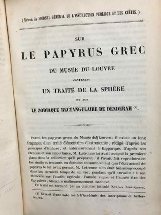 M&eacute;langes Egyptiens. Five volumes in one.[newline]M7215-18.jpg