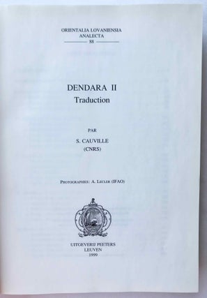 Dendara II. Traduction.[newline]M7216-01.jpg
