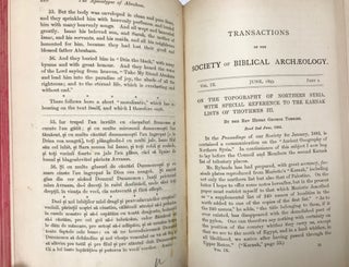 Transactions of the Society of Biblical Archaeology: Volume IX (1893).[newline]M7217a-11.jpg