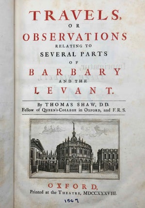 Travels, or Observations Relating to Several Parts of Barbary and the Levant[newline]M7226-04.jpg