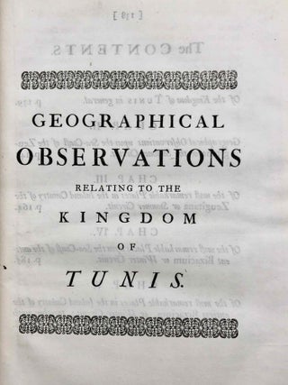Travels, or Observations Relating to Several Parts of Barbary and the Levant[newline]M7226-12.jpg