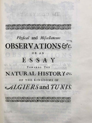 Travels, or Observations Relating to Several Parts of Barbary and the Levant[newline]M7226-15.jpg