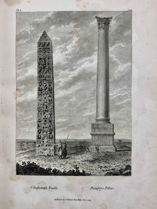 Travels in Upper and Lower Egypt: undertaken by order of the old government of France; by C. S. Sonnini, engineer in the French navy, and member of several scientific and literary societies. Followed by: Report of the Commission of Arts to the First Consul Bonaparte on the Antiquities of Upper Egypt and the present state of all the temples, palaces, obelisks, statues, tombs, pyramids, &c. of Philoe, Syene, Thebes, Tentyris, Latopolis, Memphis, Heliopolis, &c.. &c.[newline]M7229-19.jpg