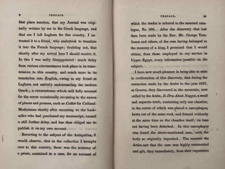 A Brief Account of the Researches and Discoveries in Upper Egypt Made Under the Direction of Henry Salt. To which is added a detailed catalogue of Mr. Salt's collection of Egyptian antiquities, illustrated with twelve engravings of some of the most interesting objects, and an enumeration of those articles purchased for the British Museum.