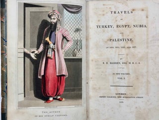 Travels in Turkey, Egypt, Nubia and Palestine in 1824, 1825, 1826 and 1827. 2 volumes (complete set)[newline]M7234-02.jpg