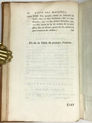 Voyage en Syrie et en Egypte, pendant les années 1783, 1784 et 1785. 2 volumes (complete set)[newline]M7236-12.jpg