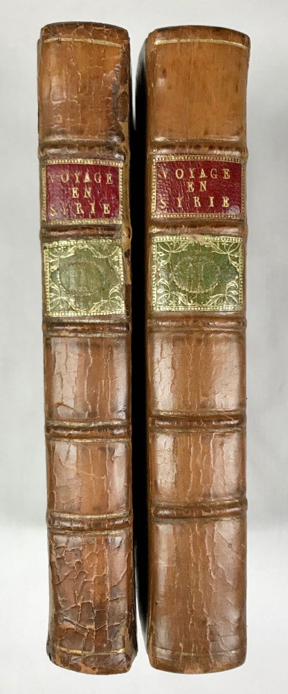 Item #M7236 Voyage en Syrie et en Egypte, pendant les années 1783, 1784 et 1785. 2 volumes (complete set). VOLNEY Constantin François de Chasseboeuf, comte de.[newline]M7236.jpg