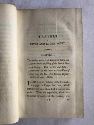 Travels in Upper and Lower Egypt. 3 volumes (complete set)[newline]M7244-05.jpg