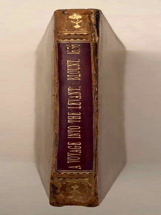 Item #M7245 A Voyage into the Levant. A Breife Relation of a Journey, lately performed by Master...