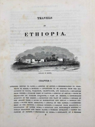 Travels in Ethiopia, above the second cataract of the Nile. Exhibiting the state of that country, and its various inhabitants, under the dominion of Mohammed Ali and illustrating the antiquities, art and history of the ancient kingdom of Meroe.[newline]M7247-21.jpg