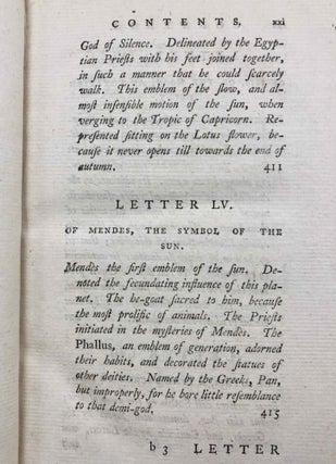Letters on Egypt. Containing a Parallel between the Manners of its Ancient and Modern Inhabitants, its Commerce, Agriculture, Government and Religion. With the Descent of Lewis IX at Damietta, extracted from Joinville and Arabian authors. Translated from the French. 2 volumes (complete set)[newline]M7255-32.jpg
