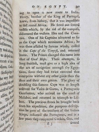 Letters on Egypt. Containing a Parallel between the Manners of its Ancient and Modern Inhabitants, its Commerce, Agriculture, Government and Religion. With the Descent of Lewis IX at Damietta, extracted from Joinville and Arabian authors. Translated from the French. 2 volumes (complete set)[newline]M7255-48.jpg