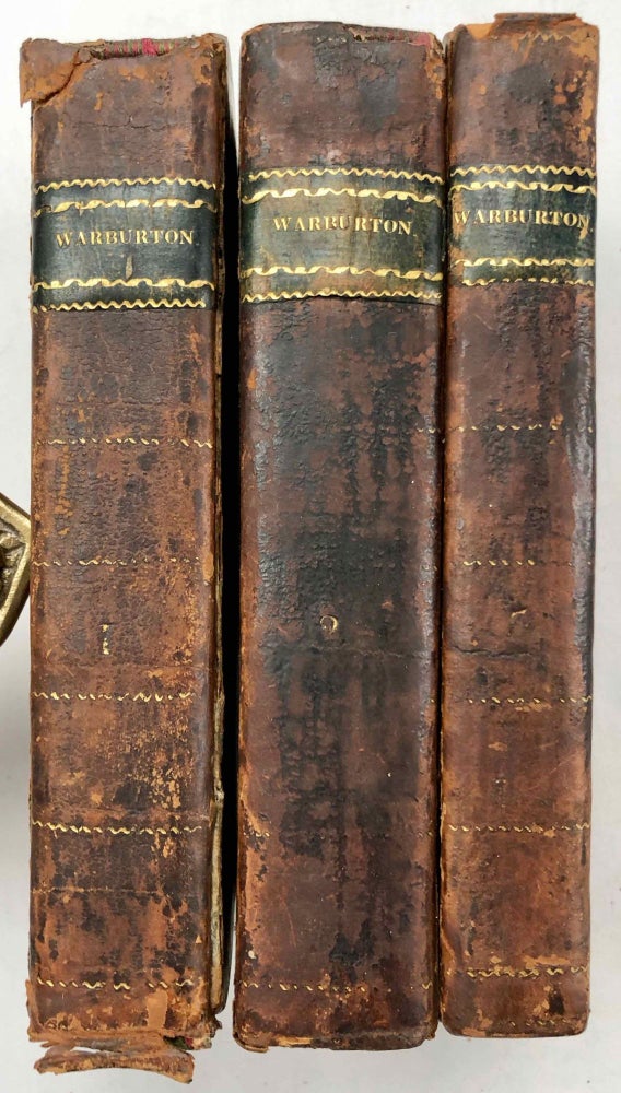 Item #M7264 The Divine Legation of Moses. 3 volumes (complete set). WARBURTON William.[newline]M7264.jpg