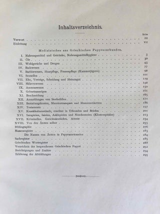 Ärztliches aus griechischen Papyrus-Urkunden. Bausteine zu einer medizinischen Kulturgeschichte des Hellenismus.