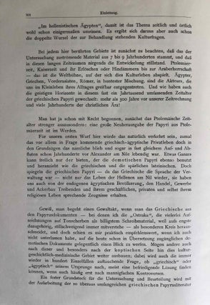 Ärztliches aus griechischen Papyrus-Urkunden. Bausteine zu einer medizinischen Kulturgeschichte des Hellenismus.