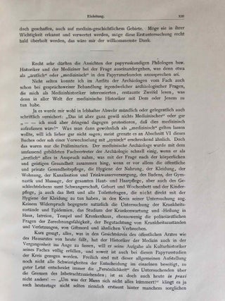 Ärztliches aus griechischen Papyrus-Urkunden. Bausteine zu einer medizinischen Kulturgeschichte des Hellenismus.