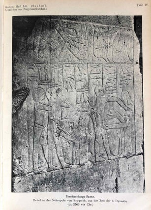 Ärztliches aus griechischen Papyrus-Urkunden. Bausteine zu einer medizinischen Kulturgeschichte des Hellenismus.