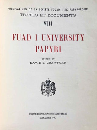 Fuad I University Papyri
