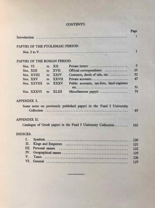 Fuad I University Papyri